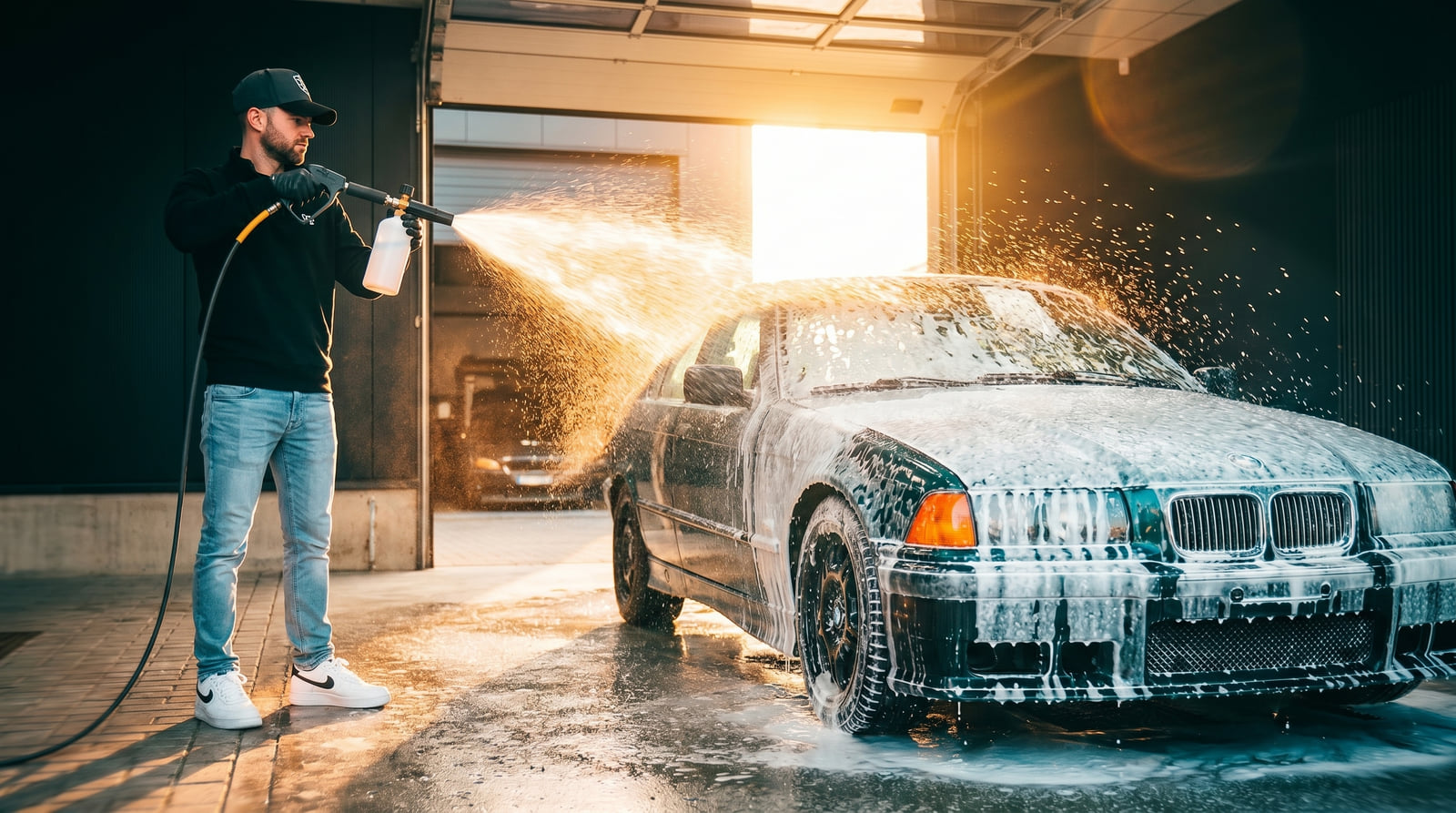 Variante 1 — Foam Cannon
